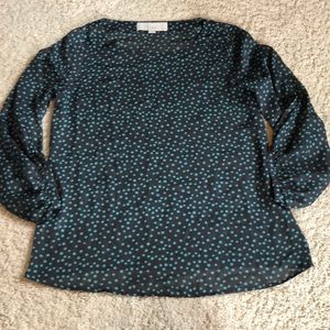 Loft polka dot blouse, XSP
